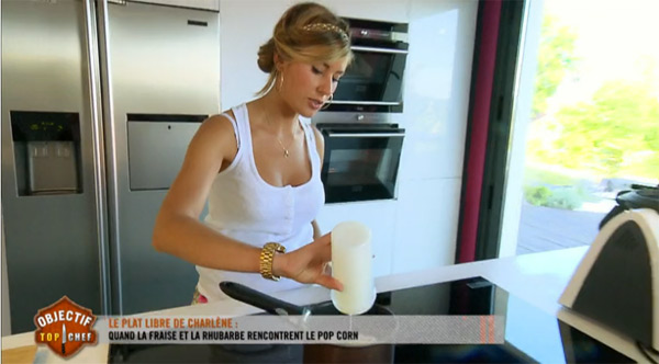 Charlène la gagnante du jour d'Objectif top chef 