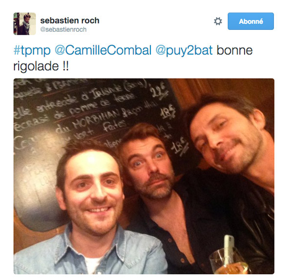 Camille Combal avec Nicolas et Christian de LMDLA 