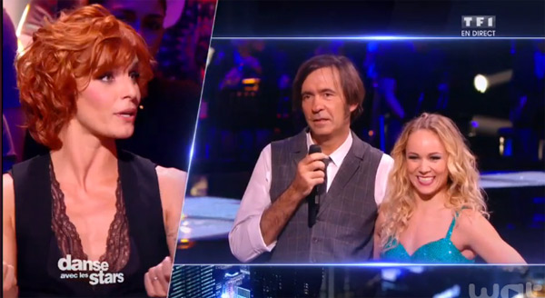 Fauve Hautot encourage Thierry Samitier dans DALS du 06/11/2015