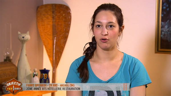 Fanny gagnante mercredi d'Objectif Top Chef 