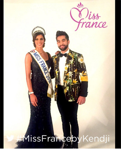 Vos avis sur Iris la miss France 2016 avec Kendji et sa veste ultra colorée