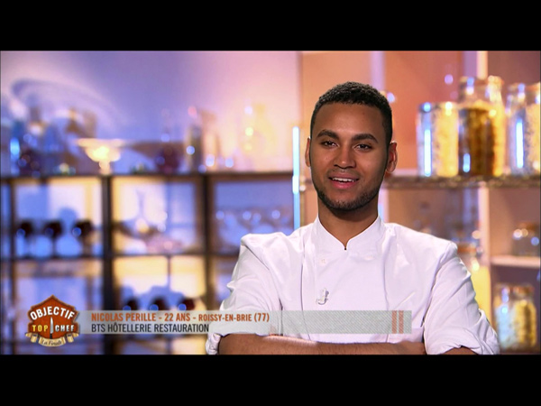 Nicolas Pérille éliminé dans Objectif Top Chef 2 