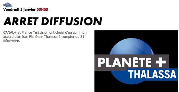 Avis et réactions sur l'arrêt de Planète Thalassa