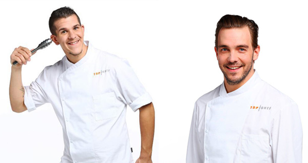 Les 2 chefs belges alexandre et kevin de top chef 2016 / Photo M6