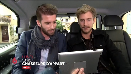 2 beaux gosses compétiteurs dans Chasseurs d'apparts sur M6 du 4 au 08/01/2016