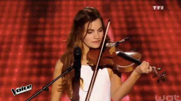 Avis et commentaires sur Gabriella dans The Voice 2016 avec son violon