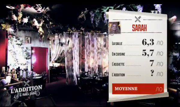 Les notes de Sarah dans l'addition SVP Bretagne 