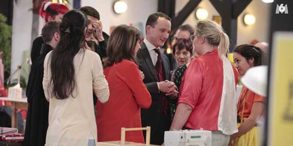 Départ de Perrine dans Cousu main saison 2