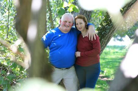 Thierry Olive et Anne  le couple est marié 