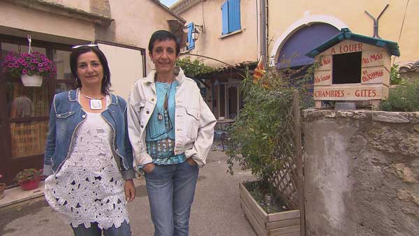 Avis et commentaires sur la maison d'hôtes d'Hélène et Cathy dans Bienvenue chez nous / Photo TF1