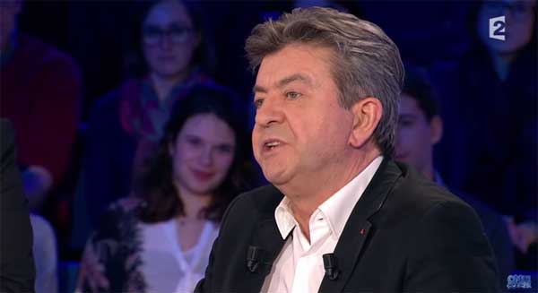 Avis et commentaires sur Mélenchon dans ONPC 2016