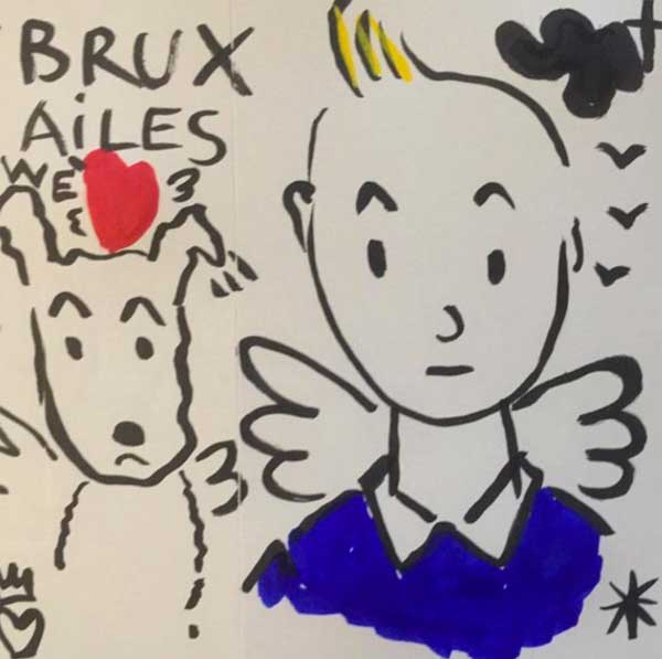 Attentats de Bruxelles du 22 mars 2016 l'hommage /Photo Jean-Charles de Castelbajac