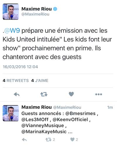 Les Kids font leur show sur W9 : Kids United en prime time ! 