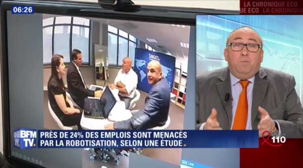 Juste un message pour annoncer le reportage ou le thème de la rubrique BFMTV 