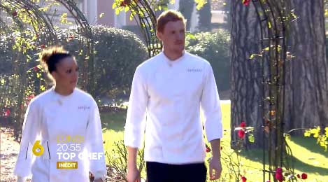 Coline et Thomas en demi-finale Top Chef le 11/04/2016 avec Xavier : qui est le meilleur ? 