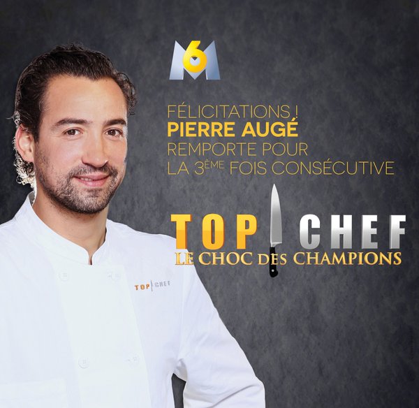 Pierre Augé gagnant Le choc des champions de Top Chef 