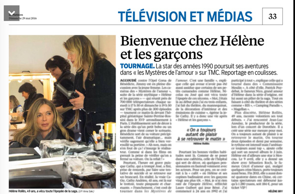 Hélène dans Le Parisien : les coulisses de tournage, la carrière des acteurs 