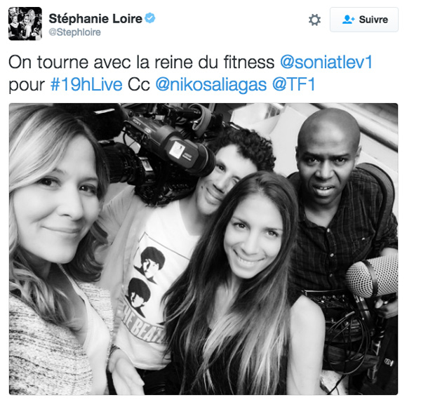 Stéphanie Loire est dans le 19h Live de TF1 