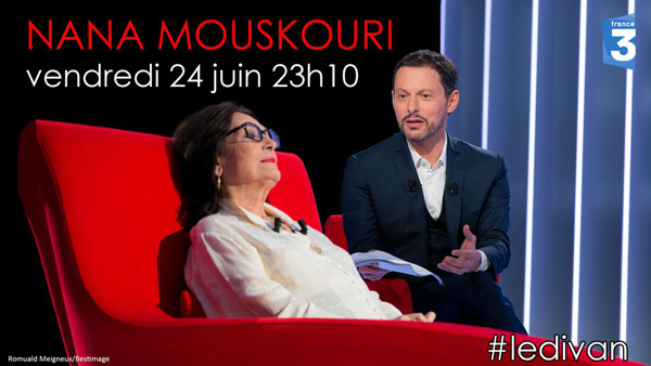 Vos avis et réactions Nana Mouskouri dans le divan de Marc Olivier Fogiel. A ne pas manquer ! 