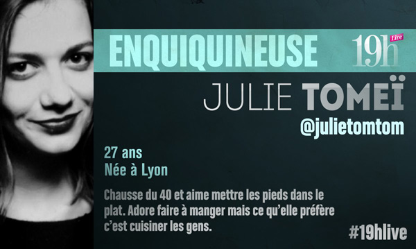 Vos avis sur Julie Tomei dans 19h Live sur TF1 