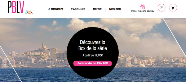 Inscription pour la PBLV Box : le coffret surprises de Plus belle la vie