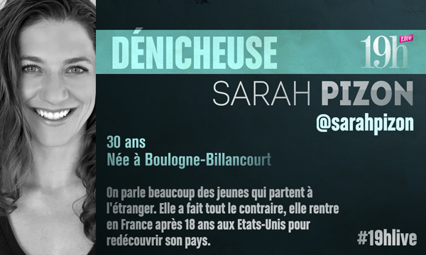 Vos avis sur le 19h Live avec Sarah Pizon sur TF1