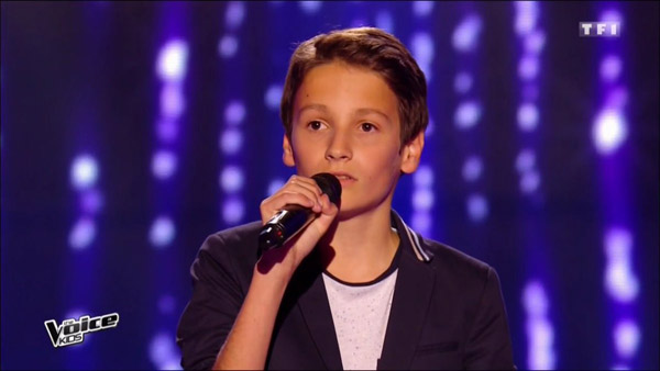 Matthieu le showman dans The voice Kids saison 3