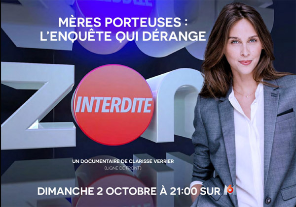 Avis et commentaires sur Zone interdite des mères porteuses le 02/10/2016