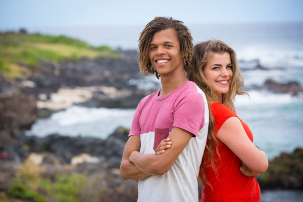 Jules et Lulu dans Facebook Live pour Cut saison 4 / Photo France 0