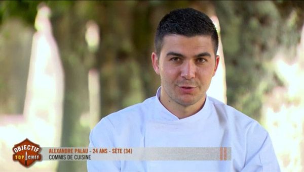 Alexandre Palau qualifié pour la demi-finale Objectif Top Chef 