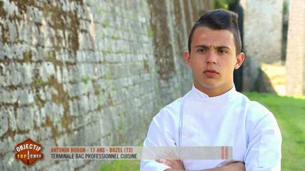 Antonin le gagnant Objectif Top Chef 