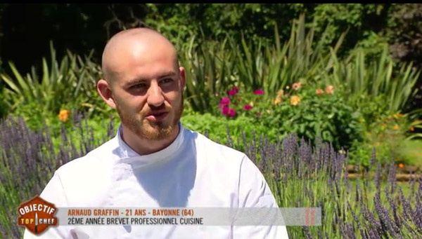 Arnaud Graffin qualifié pour Objectif Top chef 