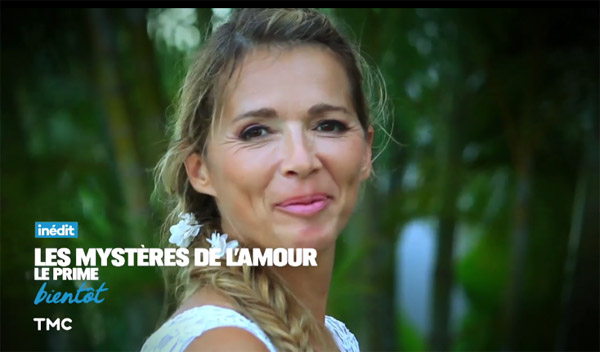 Hélène ravissante comme mariée à Love Island pour le prime les mystères de l'amour de décembre 2016