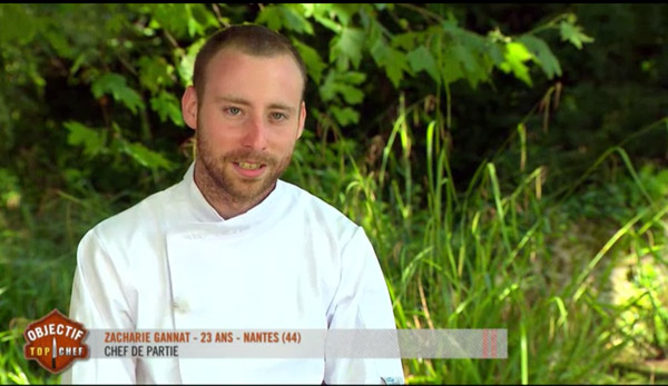 Zacharie Gannat le 1er sélectionné de la semaine #ObjectifTopChef