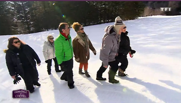 Les candidats de la semaine de bienvenue à l'hôtel 