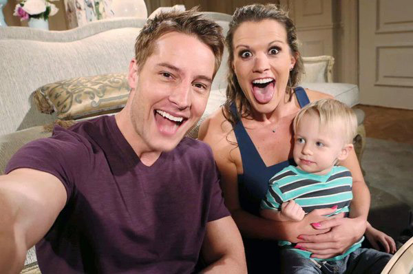 Adam et Chelsea aves Justin Hartley #LFDLA