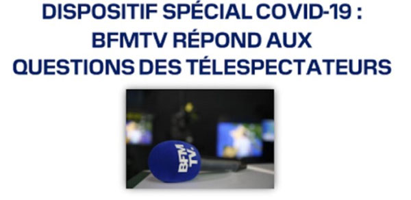 Spéciale coronavirus Bfmtv