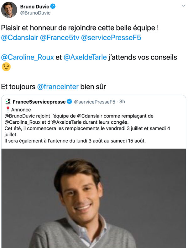 Bruno Duvic C dans l'air 