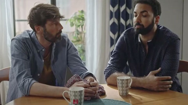 Gabriel et Thomas de Plus belle la vie le 14 avril 2020