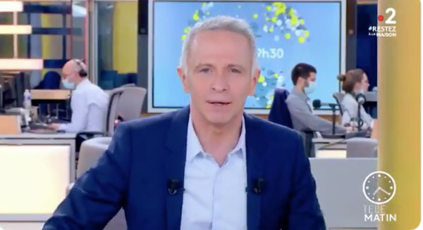 Samuel Etienne et le Télématin de France info