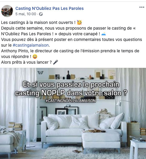 casting NOPLP France 2