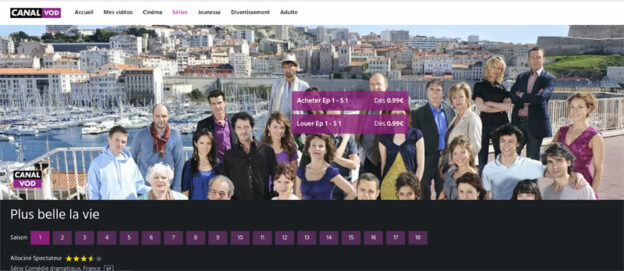Où regarder Plus belle la vie toutes les saisons ? l'intégrale saison 1