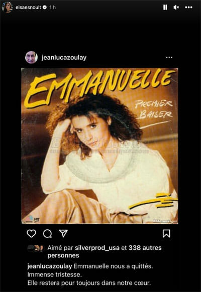 Mort d&amp;#39;Emmanuelle (Premier Baiser / Club Dorothée ) : Hommage à la ...