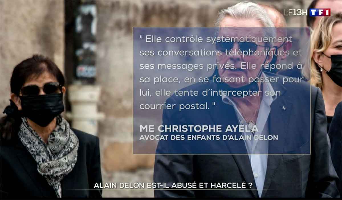 Affaire Alain Delon / Hiromi Rolin (plainte abus et harcèlement) :  Anouchka, Anthony et Alain-Delon réagissent ! | Nouveautes-Tele.com