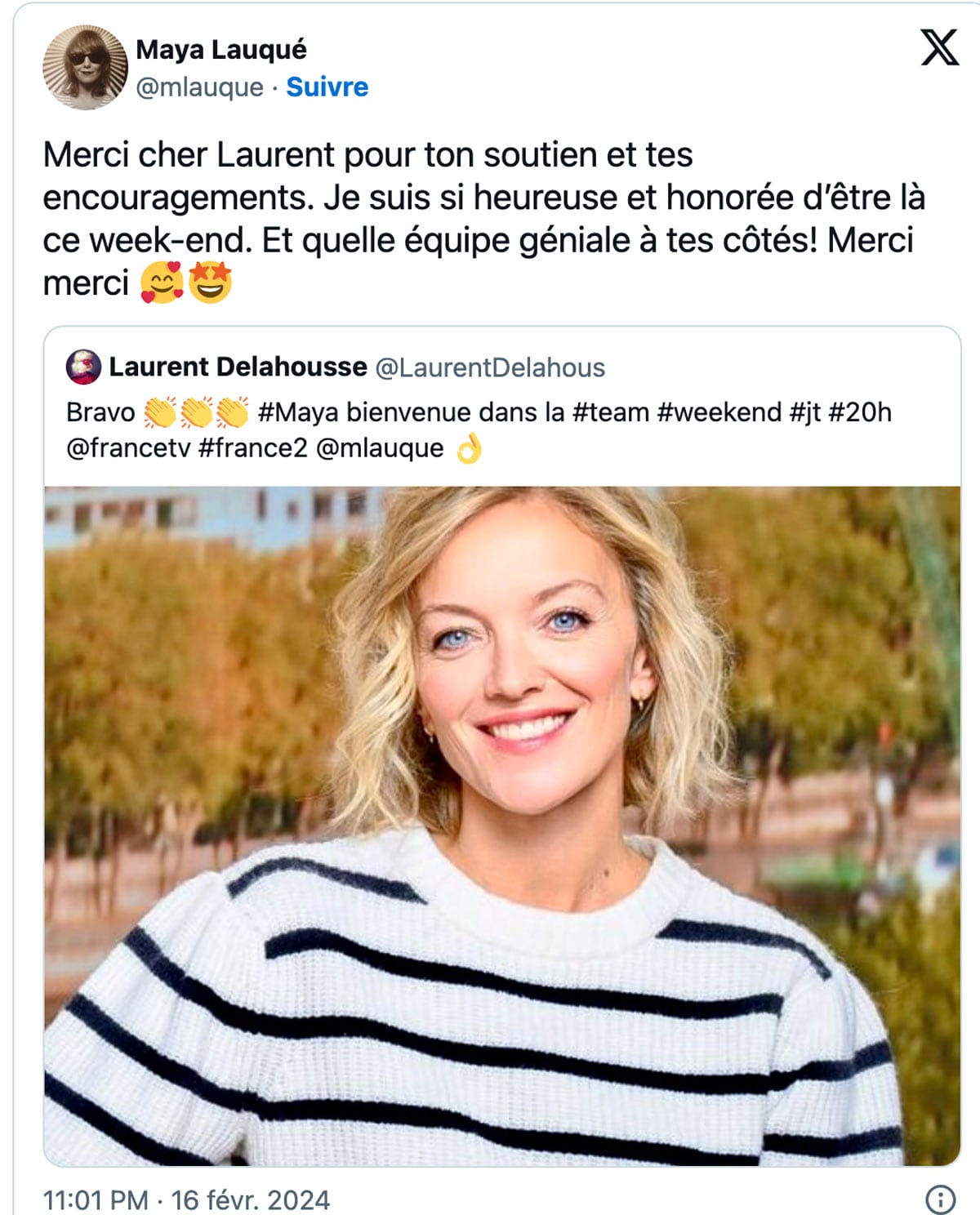 maya lauqué france 2 