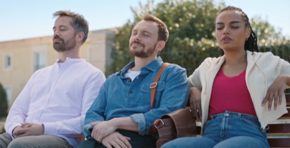 François, Fred et Melody dans DNA