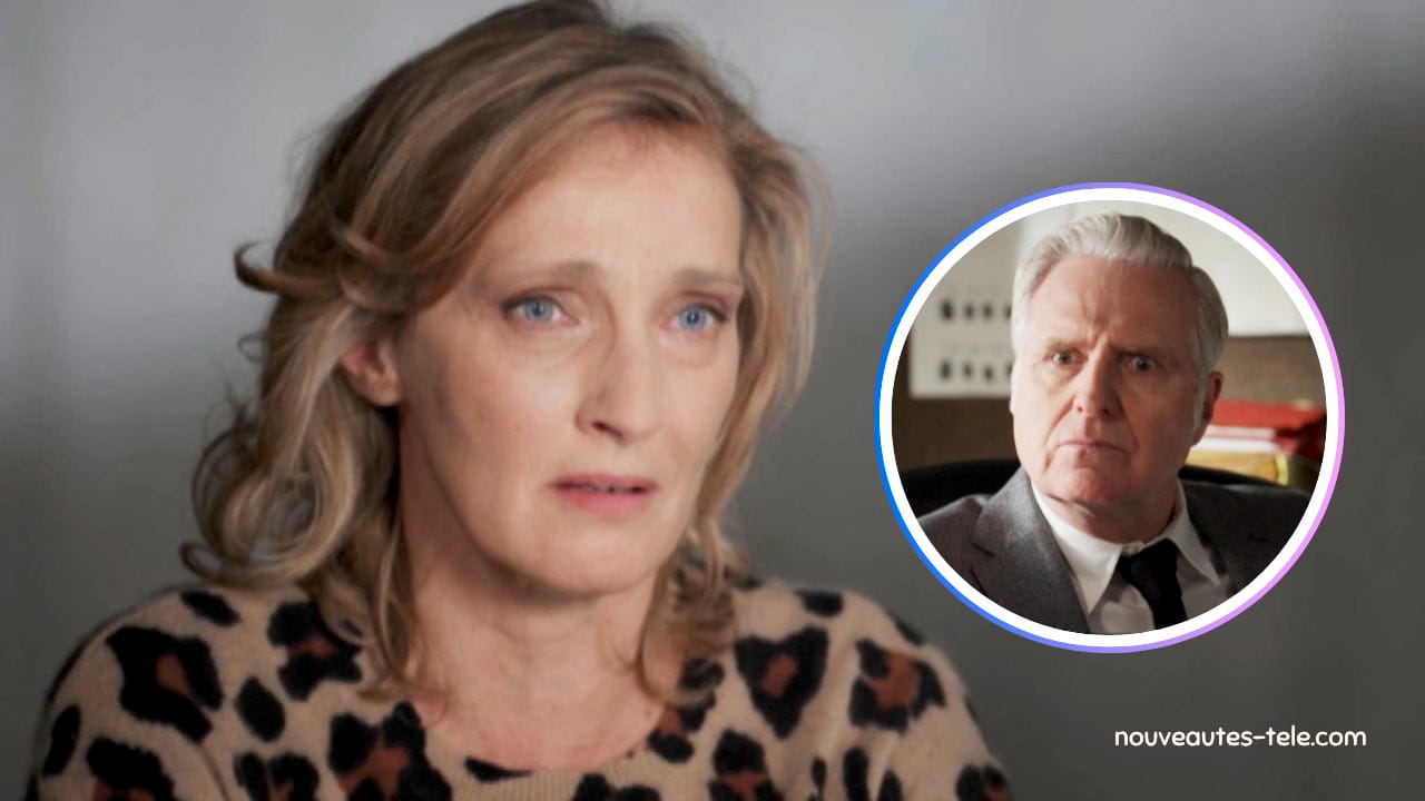 Alix en larmes devant Becker au commissariat dans Un si grand soleil, épisode du 1er juillet 2025