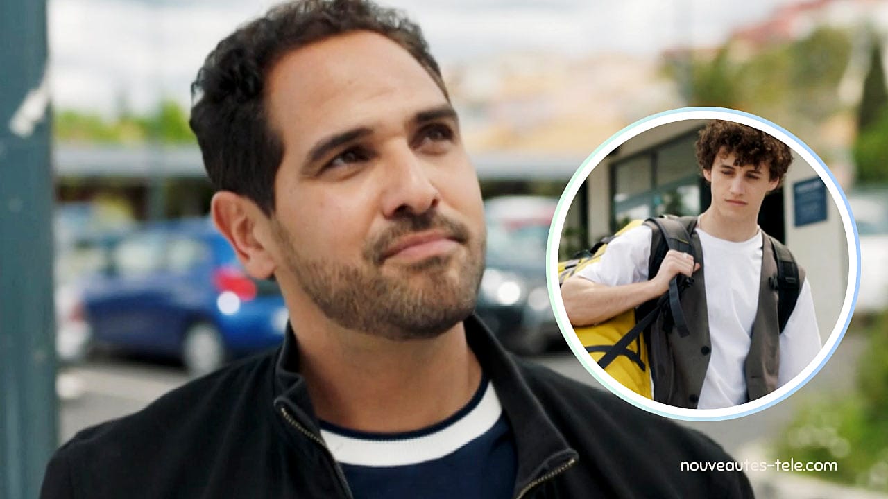 Karim ému dit au revoir à Rayane à la gare dans Demain nous appartient, épisode du 3 juillet 2025