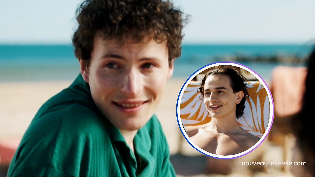 Jack et Manny sur la plage avant le drame  de la méduse