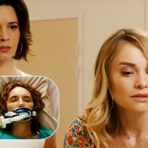 Marina et Victoria face à Florence hospitalisée qui sort du coma dans Tout pour la lumière épisode 8, 25 juin 2025